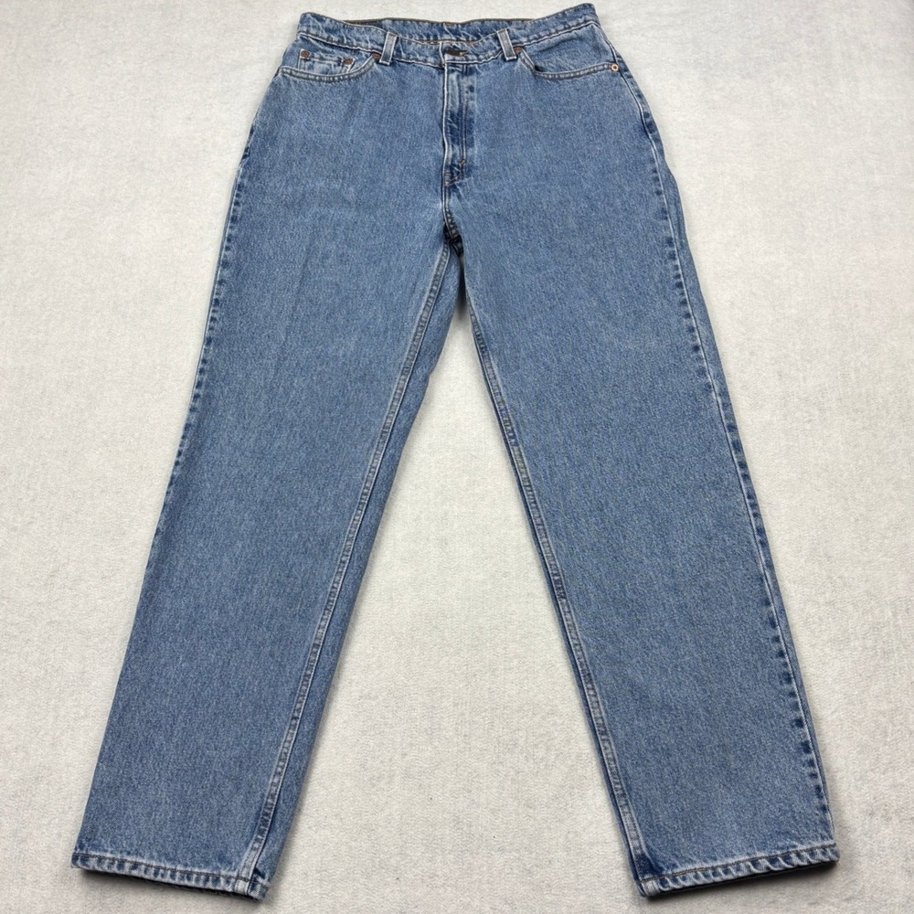 Vintage Levis 512 Jeans Womens 14 M 32x30 High Rise Slim Straight Leg Mom Denim